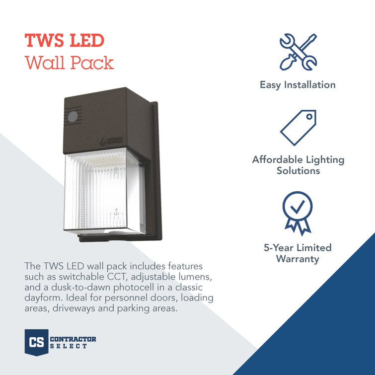 Lithonia led wall on sale pack with photocell